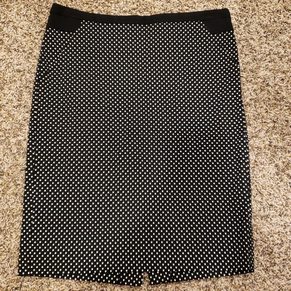 The Limited Polka Dot pencil skirt